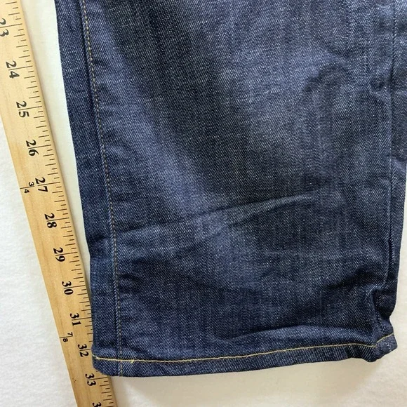 Five Four x Mark McNairy Mens Designer Jeans 34 Dark Straight Leg Streetwear - Picture 8 of 14